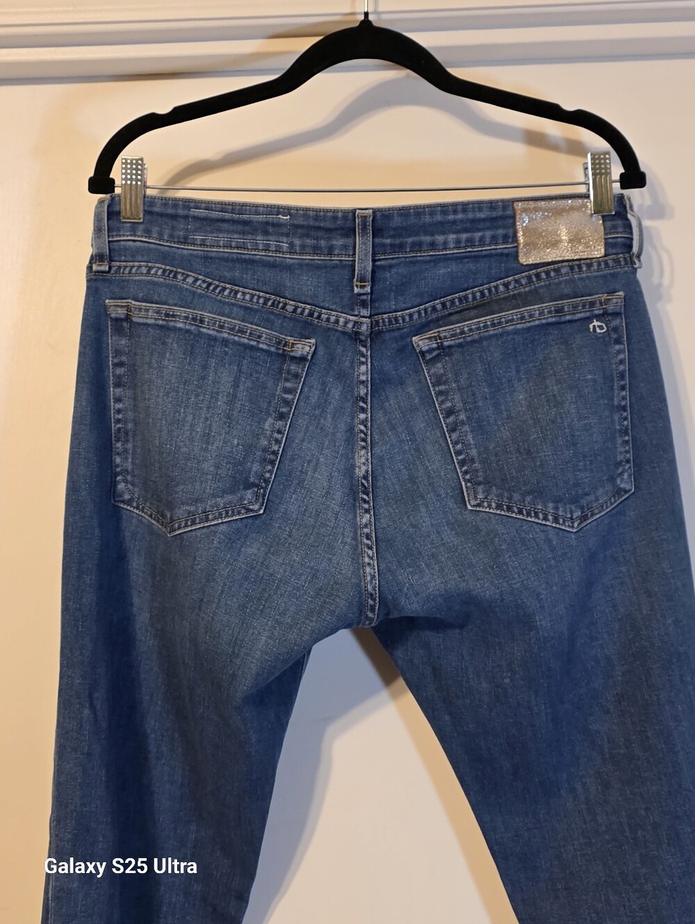 rag & bone The Dre Slim Boyfriend Jeans Blue Size 30 EUC - Picture 7 of 16